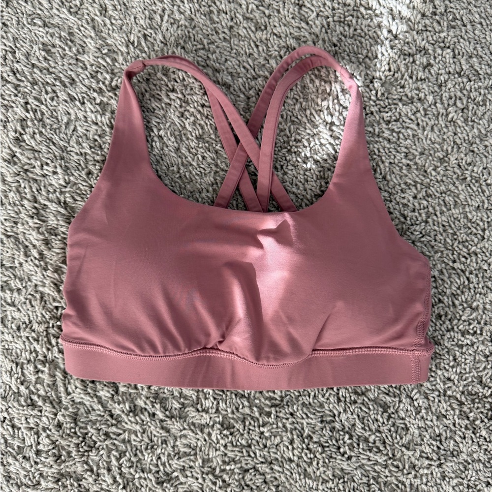 Lululemon Dusty pink Rose Strappy Sports Bra size 4